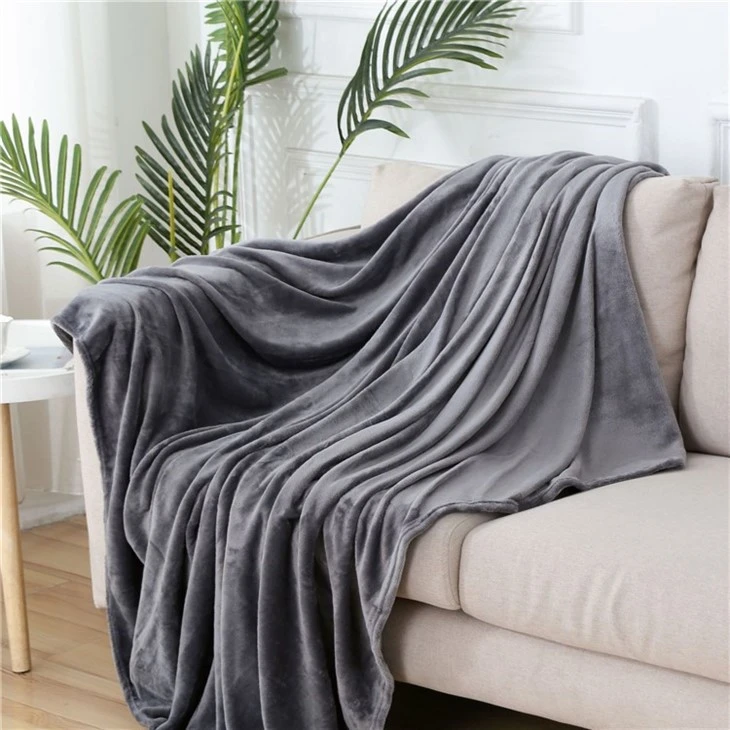 american style plain velvet coral blanket dropshipping