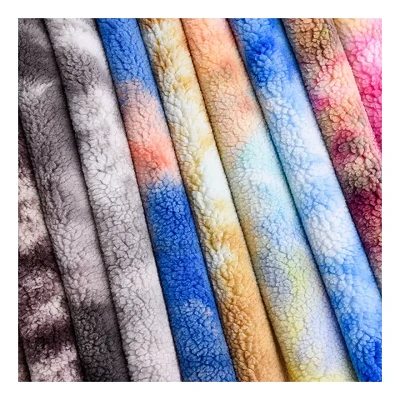 Fabric colorido de partículas de tie-dye