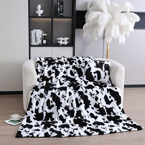 Cobertor Estampado De Vaca