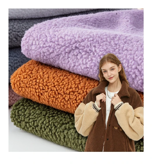 Tecido Sherpa Jacquard Extra Quente Fuzzy