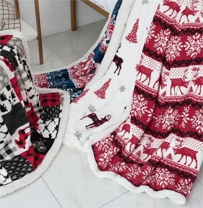 Cobertor Sherpa Estampado