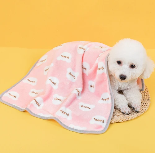 Cobertor de flanela estampado para animais de estimação