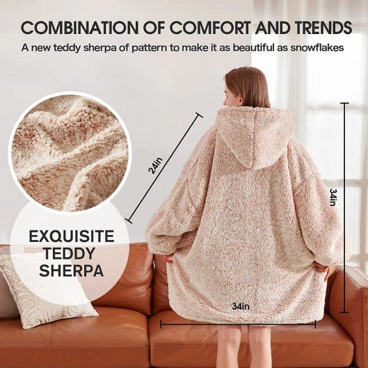 Sherpa Wearable Blanket Free Sample