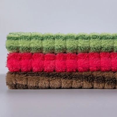 Tecido único jacquard sherpa
