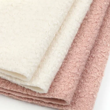 100% Polyester Sherpa Teddy Fleece Fabric para casaco