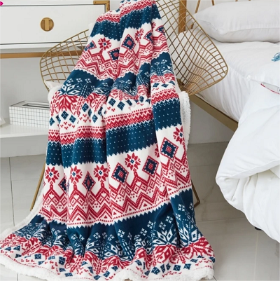 Cobertor de Natal de Camada Dupla