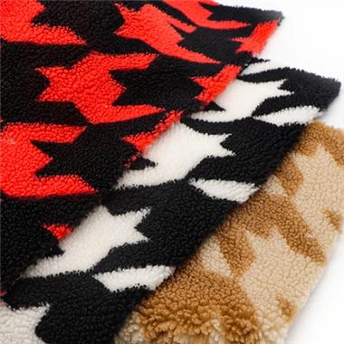Tecido Jacquard Sherpa Fleece