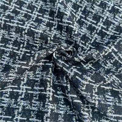 Tecido jacquard de tricô para vestido