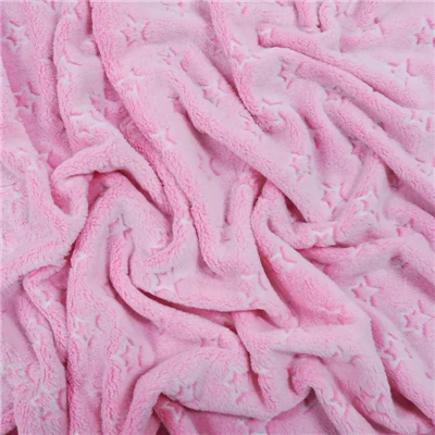 Fleece de flanela coral estampada multicolorida
