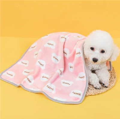 Cobertor de flanela estampado para animais de estimação