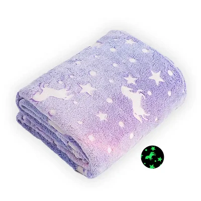 Cobertor luminoso roxo