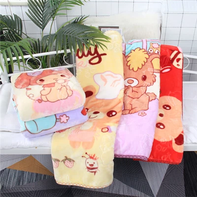 Cobertor de bebê Raschel de duas camadas