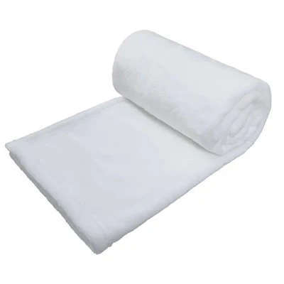 Cobertor de lã polar branco