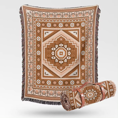 Cobertor de piquenique com borla