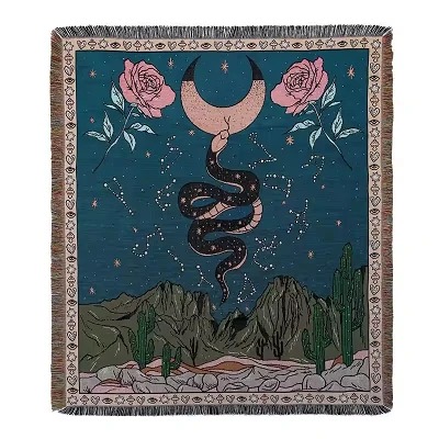 Cobertor de borla para decoração de quarto