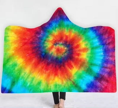 Tie Tingle Hoodie Blanket