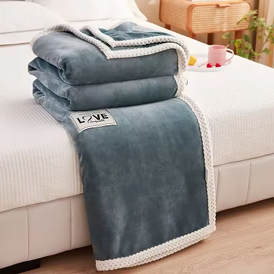 Cama de inverno cobertor de coral